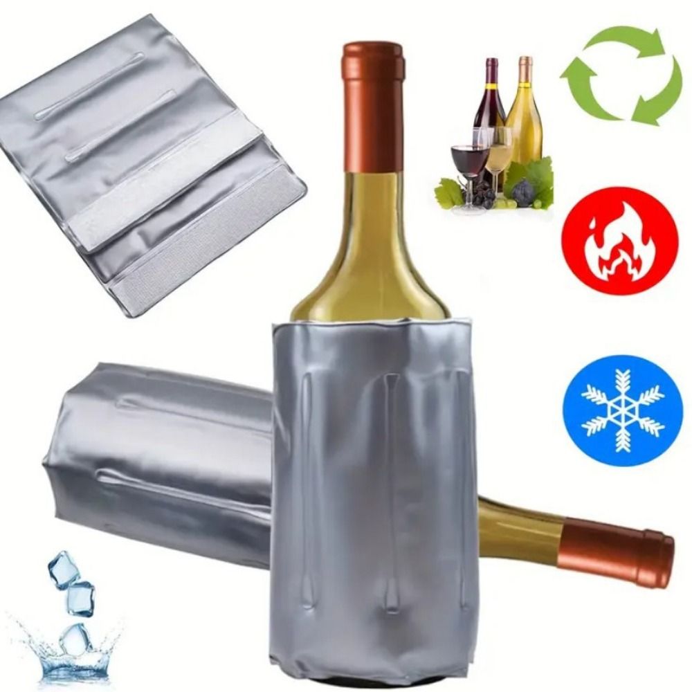 Wine Chiller Sleeve - Bolsa Térmica Reutilizável para Vinho, Resfriamento