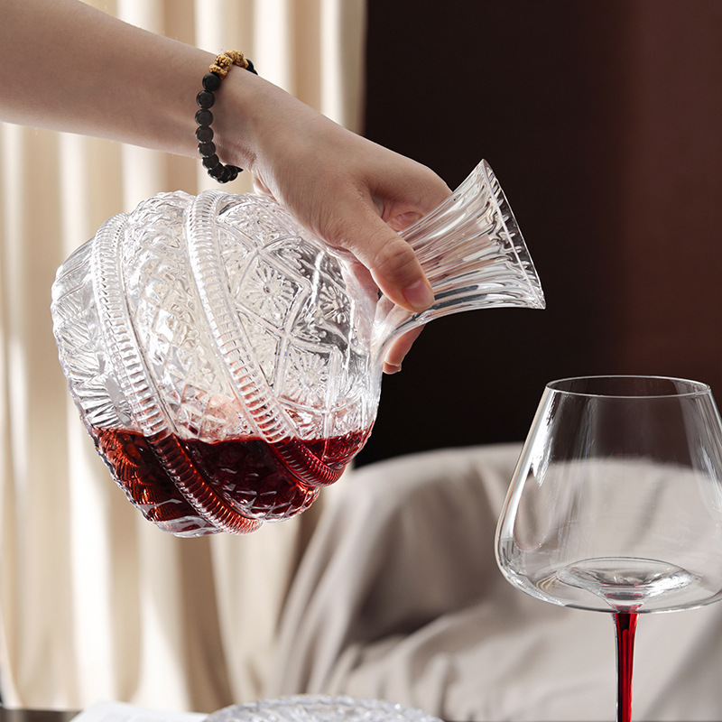 Decantador de vinho giratório  - Wine Whiskey Beer avaliação e preço