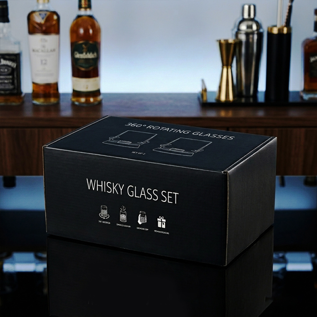 1 Par de Copos de Uísque Rotat - Wine Beer Whiskey avaliação e preço