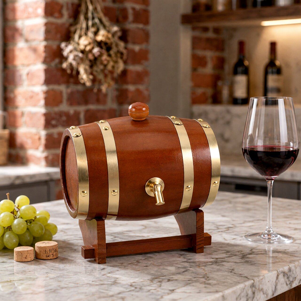 1 conjunto de barril de carval - Wine Beer Whiskey avaliação e preço