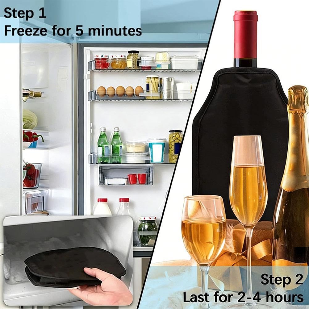 Manga Térmica Reutilizável par - Wine Chiller Sleeve avaliação e preço