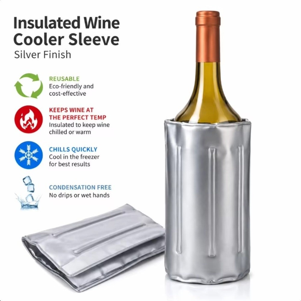 Bolsa Térmica para Vinho 33cm  - Wine Chiller Sleeve avaliação e preço